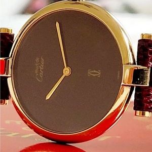 Cartier Paris,Must de Cartier Argent, absolutely Beautiful, unisex 30MM size